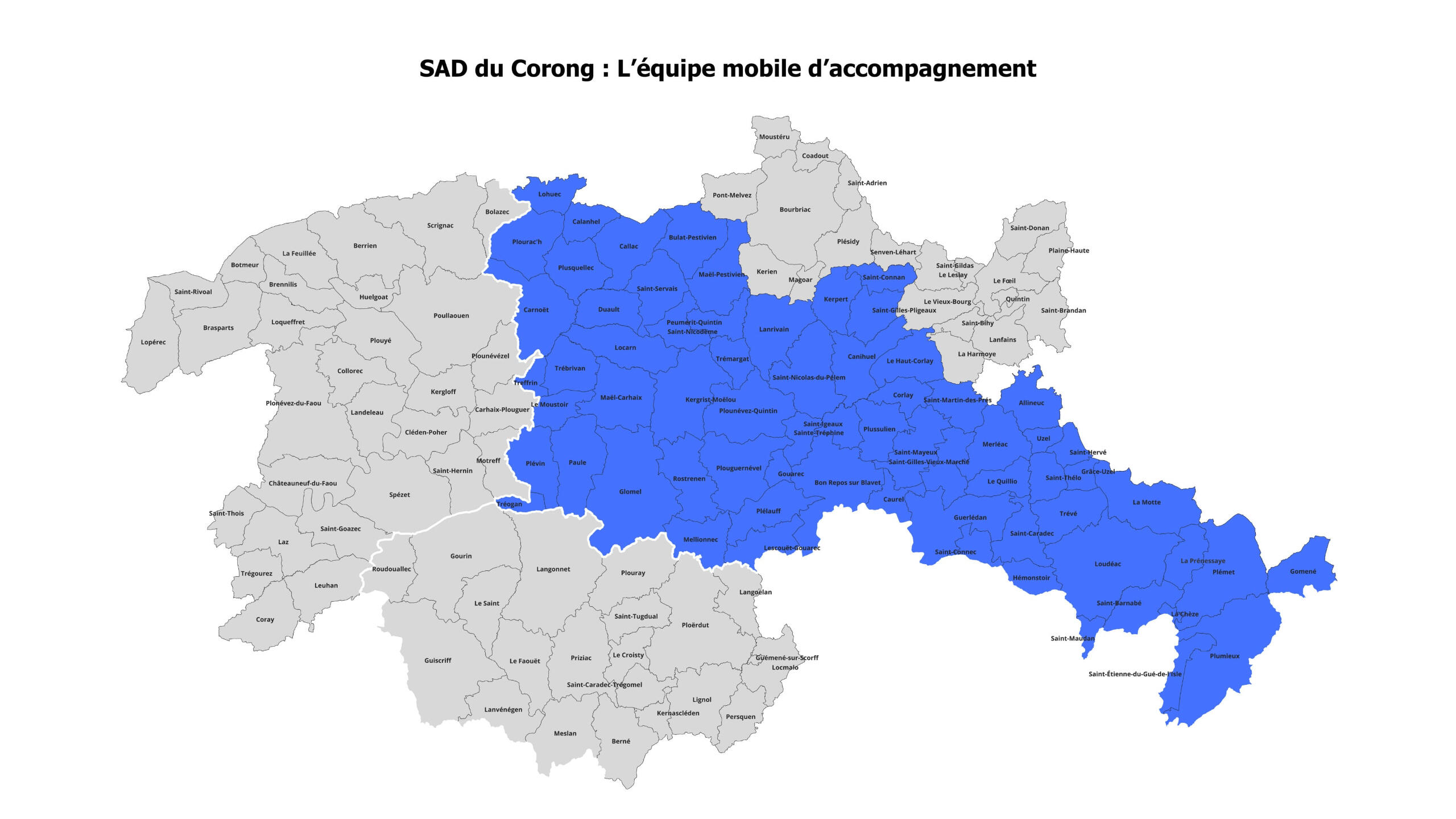 Carte des villes