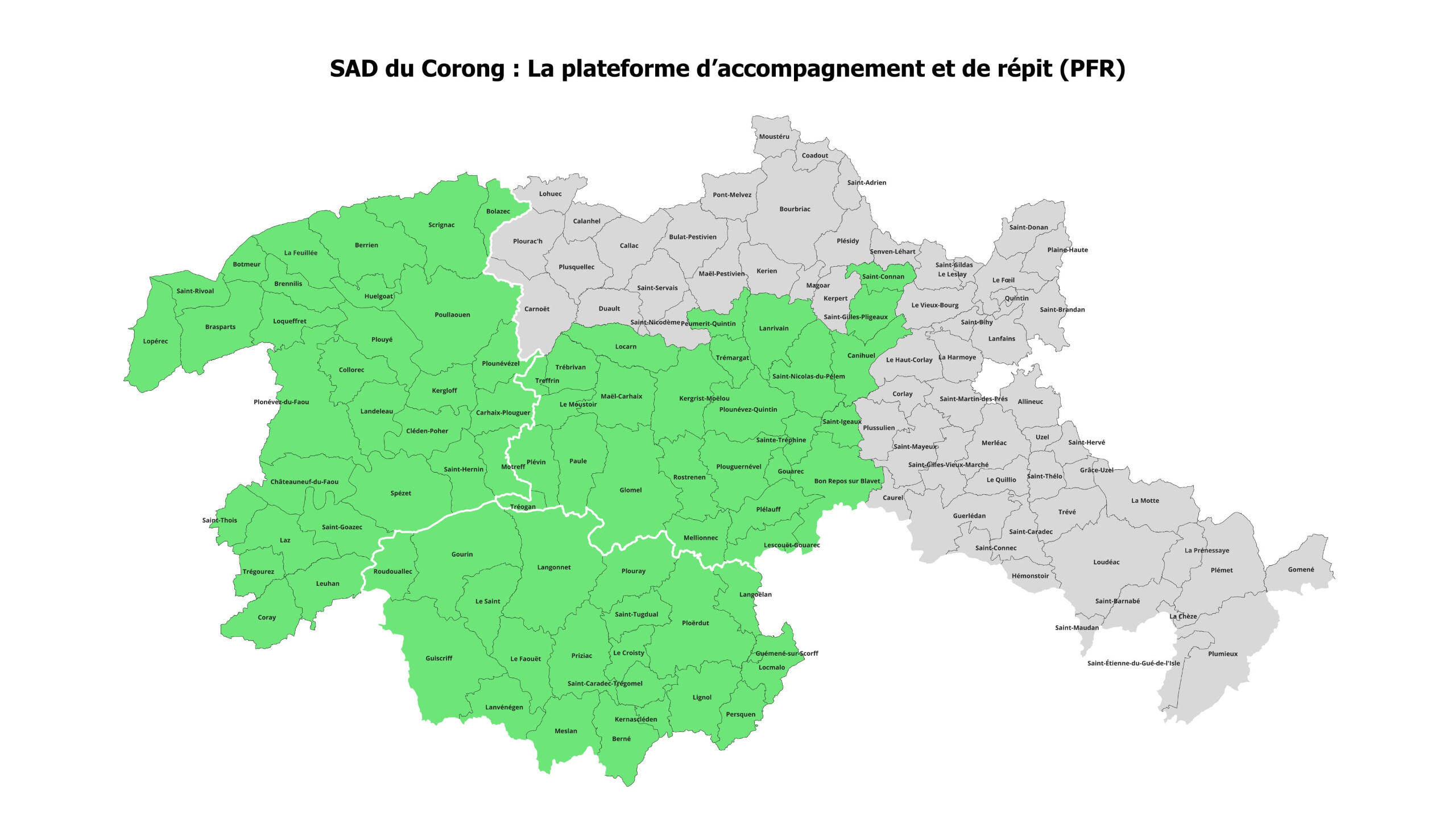 Carte des villes